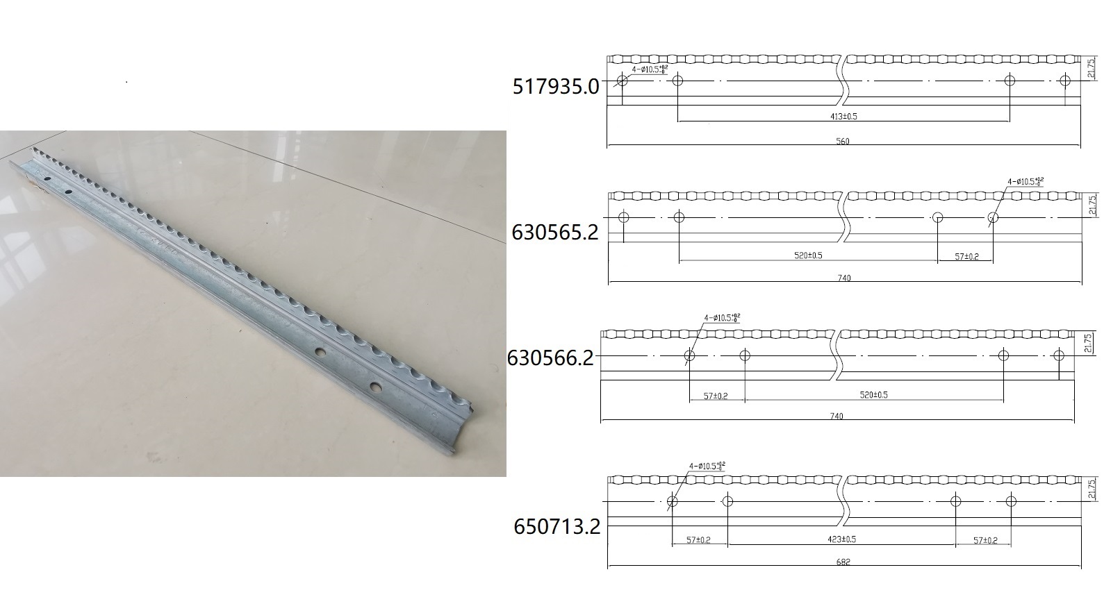 Channel slat OEM replacement parts agricultural harvester(图8)