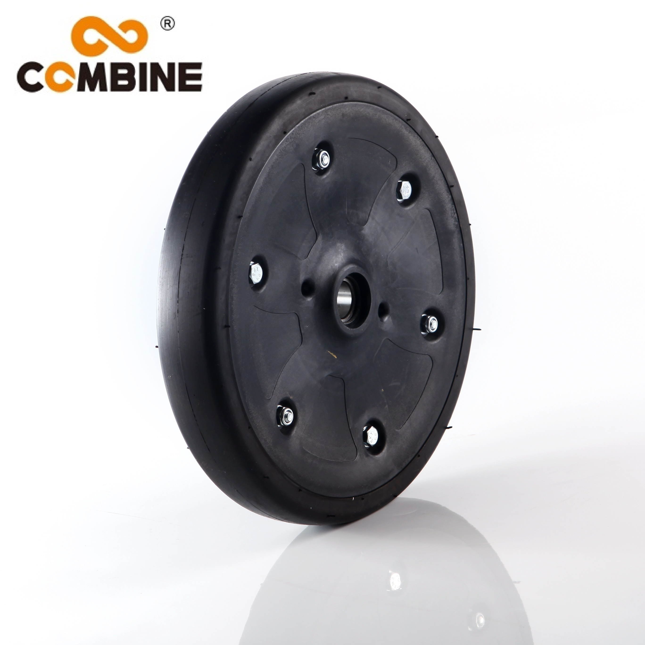 closing wheel for seeding machinery