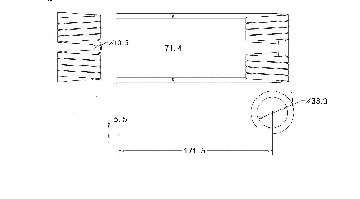 agricultural machinery parts spare steel spring tine for J D baler(图12)