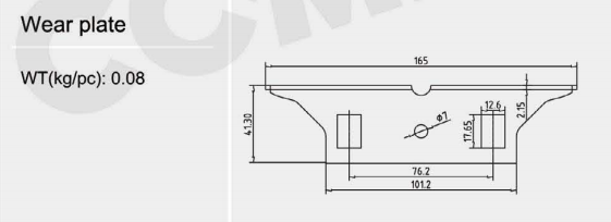 Cutter bar Steel Wear Plate for combine harvester(图13)