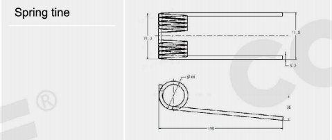 cultivator spring tine for combine harvester(图11)