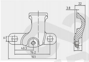 Good Quality Agricultural Machinery Spare Parts Hold Down Clip 500053.0 COMBINE Harvesters 500053SG3(图12)