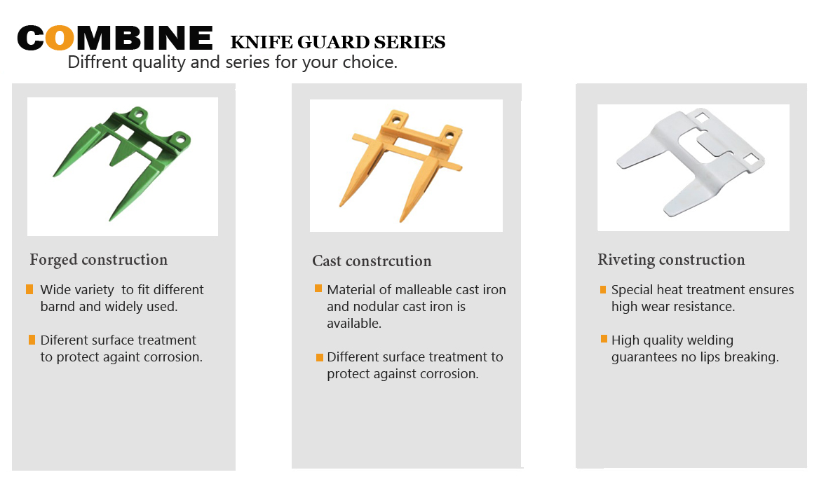 Agricultural Machinery Spare Parts Forged Knife Guard Knife Finger for JD , CLAAS , Case IH(图7)