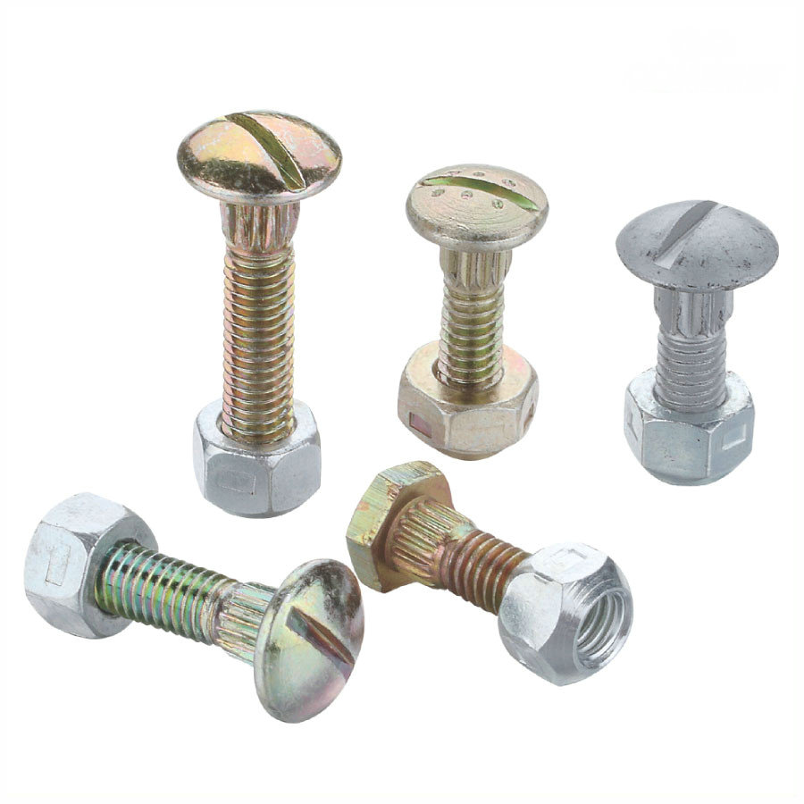 Grade 10.9 Slotted round head M6*16 Bolt Nut for knife blade(图1) Grade 10.9 Slotted round head M6*16 Bolt Nut for knife blade