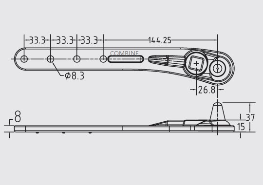 059509P1 Knife Head Agricultural Harvester spare parts(图7)
