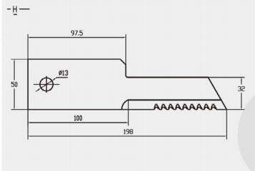 Straw Chopper Blade Cutting Blade Combine Harvester(图9)