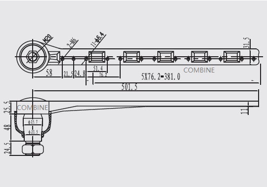 059509P1 Knife Head Agricultural Harvester spare parts(图5)