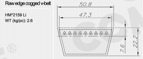 609823.0 Wholesale factory price Banded classical V-belt(图3) 609823.0 Wholesale factory price Banded classical V-belt(图3)