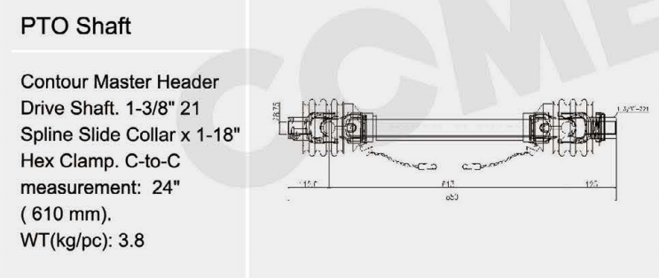 Agriculture Machinery Parts Ce certificate high precision farm tractor driving pto shaft PTO drive shaft for farm implement(图4)