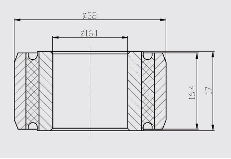 647429.0 CLAAS Chaffer Drive Shaker Bushing 25.2 x 50 x 51.5mm Silent Blocks Arm Rubber(图12)