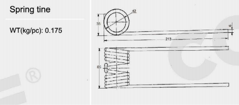 cultivator spring tine for combine harvester(图17)