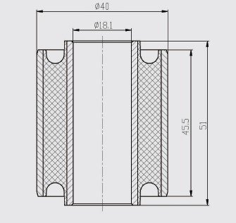 647429.0 CLAAS Chaffer Drive Shaker Bushing 25.2 x 50 x 51.5mm Silent Blocks Arm Rubber(图16)